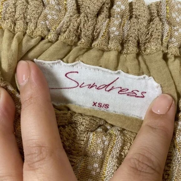 Sundress Revolve Alena Dress in Lisbonne Beige - Picture 6 of 6